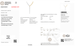 Yellow Sapphire & Diamond Y-Drop Necklace-Saleh Sallom
