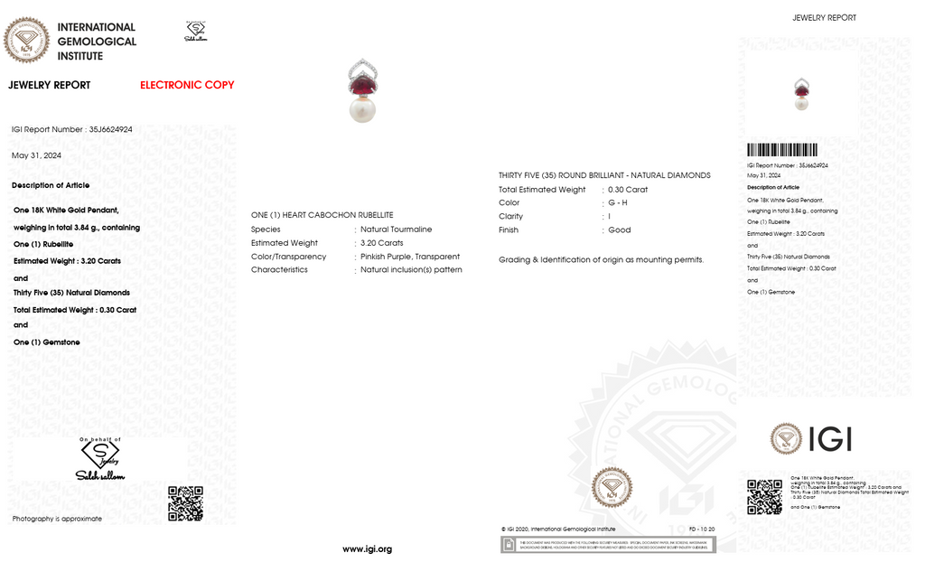 Emerald & Diamond Pearl Medallion Necklace-Saleh Sallom