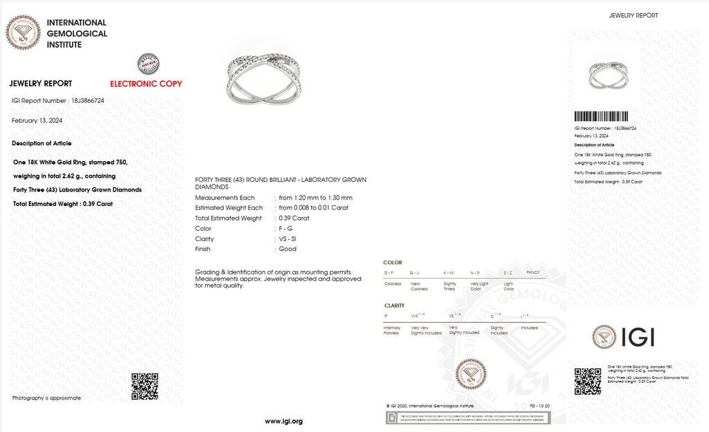 Lab-Grown Diamond Interlaced Ring-Saleh Sallom