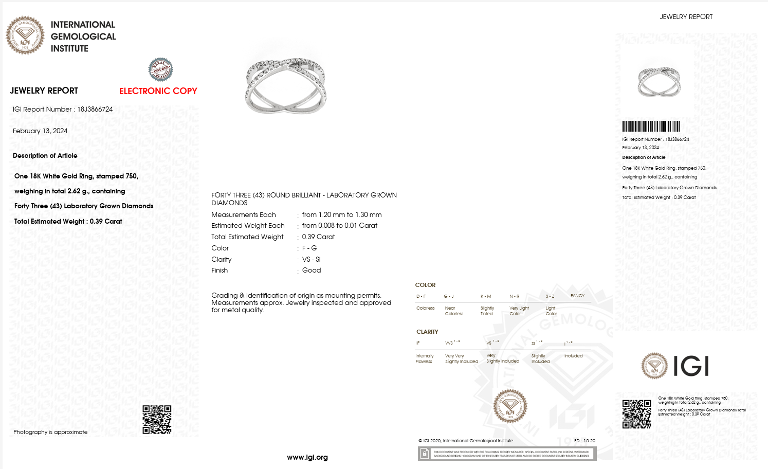 Lab-Grown Diamond Interlaced Ring-Saleh Sallom