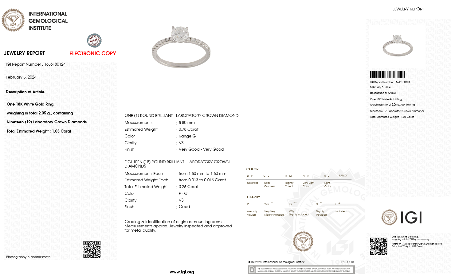 Classic Solitaire Diamond Ring-Saleh Sallom