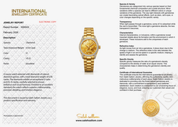 Luxury Gold Diamond Watch 0.50 Carat D Color VS-SI – Certified Natural Diamonds | Saleh Sallom-Saleh Sallom