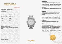 Natural Diamond Luxury Watch | 0.148 CT Natural Diamonds | Stainless Steel | Saleh Sallom | SSJ-WAT-0002