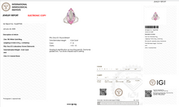 Marquise-Cut Pink Gemstone & Lab-Grown Diamond Statement Ring | 11.67 CT Pink Gemstone | 0.24 CT Diamonds | 18K White Gold