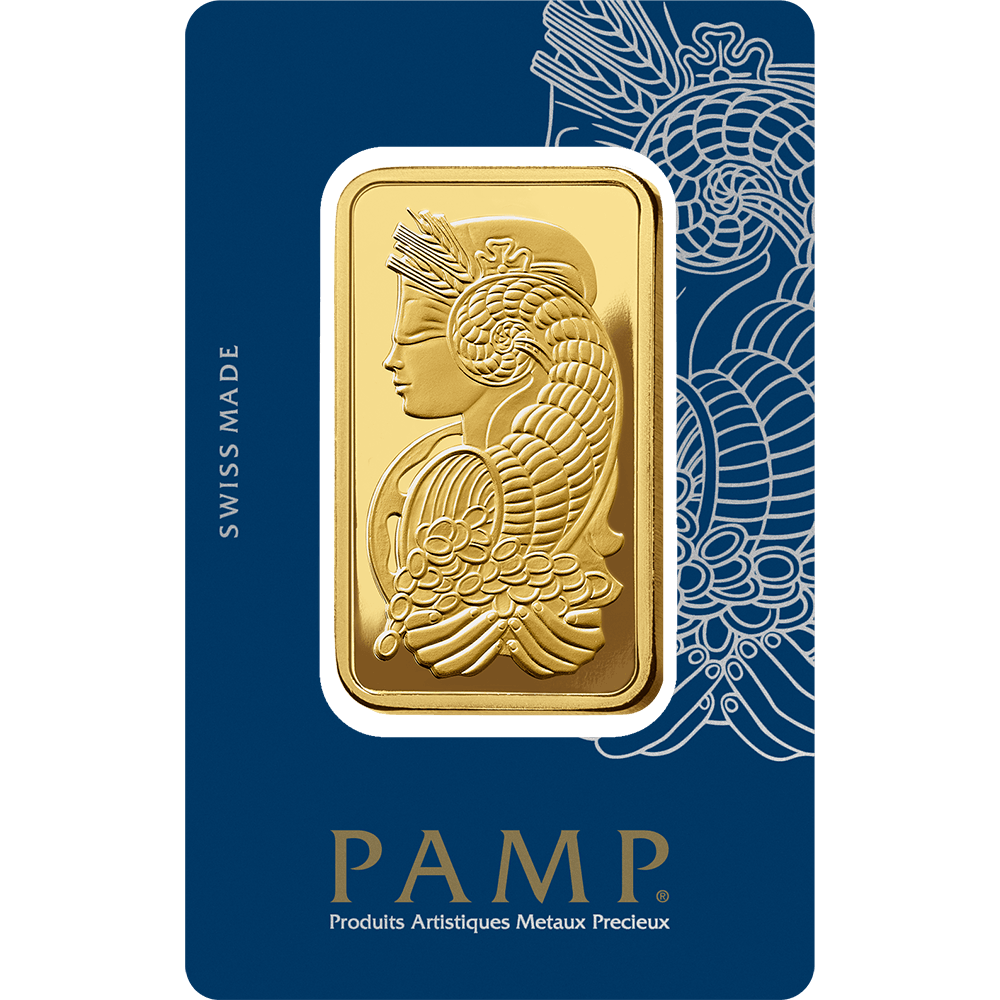 Suisse Pamp Queen 24K (999.9) 100g Gold Bar - Saleh Sallom