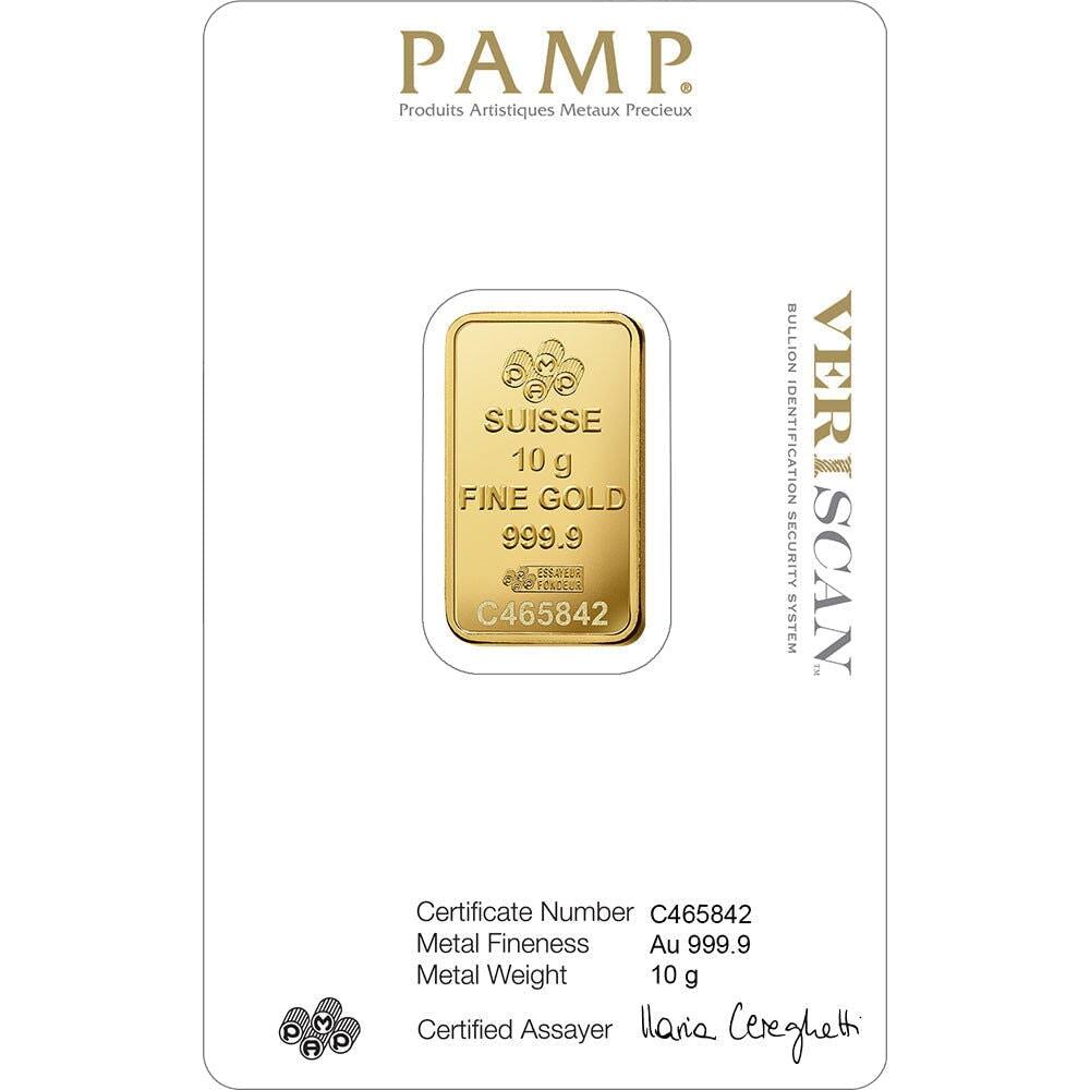 Suisse Pamp Queen 24K (999.9) 10g Gold Bar Gold Bar PAMP 