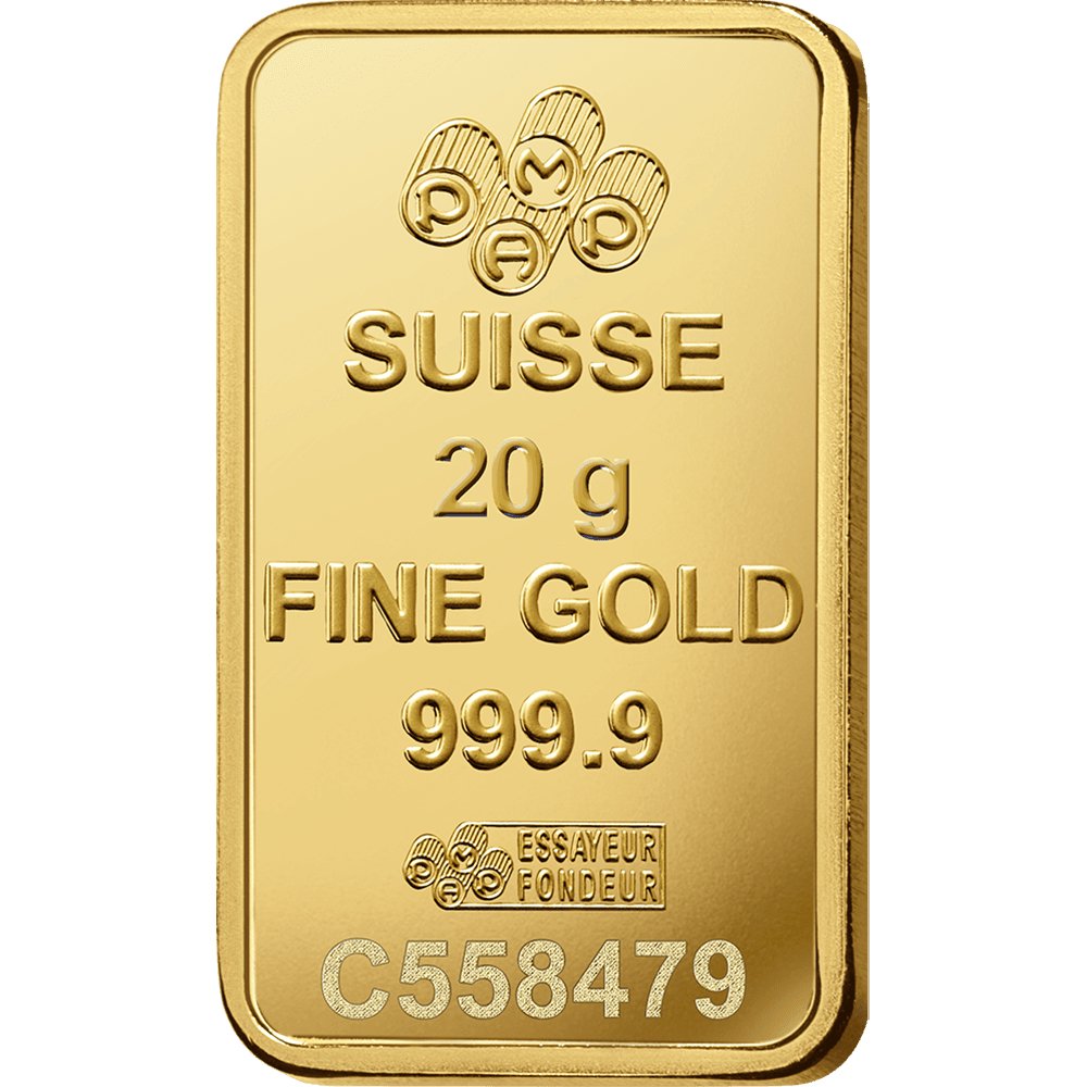 20g Gold Bar Suisse Pamp Queen 24K - Saleh Sallom