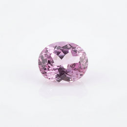 IGI Certified Laboratory Grown Purplish Pink Sapphire | 7.27 Carat Oval Mixed Cut | Luxury Gemstone-Saleh Sallom