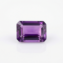IGI Certified Laboratory Grown Violethish Purple Sapphire | 10.47 Carat Emerald Cut | Luxury Gemstone-Saleh Sallom