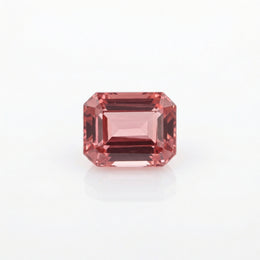 IGI Certified Laboratory Grown Purplish Pink Sapphire | 3.29 Carat Emerald Cut | Luxury Gemstone-Saleh Sallom