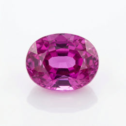 IGI Certified Laboratory Grown Purplish Pink Sapphire | 4.14 Carat Oval Mixed Cut | Luxury Gemstone-Saleh Sallom