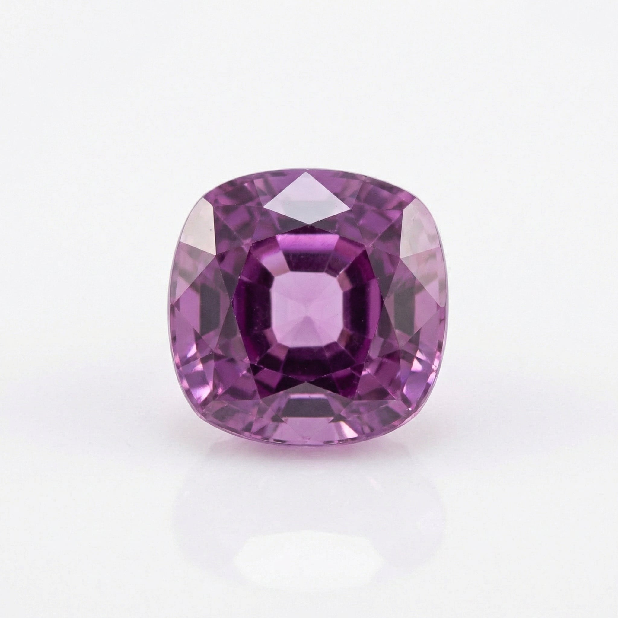 IGI Certified Laboratory Grown Pink Sapphire | 6.21 Carat Square Cushion Mixed Cut | Luxury Gemstone-Saleh Sallom Main image