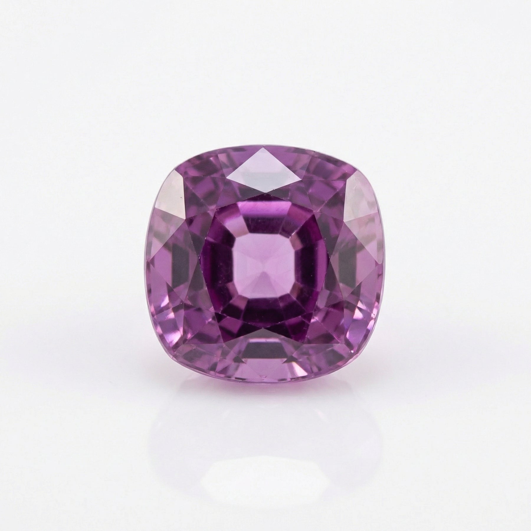 IGI Certified Laboratory Grown Pink Sapphire | 6.21 Carat Square Cushion Mixed Cut | Luxury Gemstone-Saleh Sallom