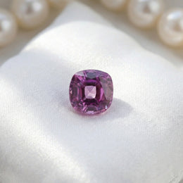 IGI Certified Laboratory Grown Pink Sapphire | 6.21 Carat Square Cushion Mixed Cut | Luxury Gemstone-Saleh Sallom