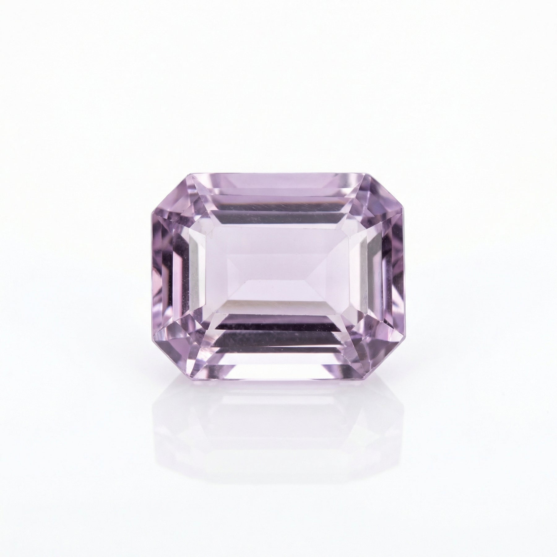 IGI Certified Laboratory Grown Pink Sapphire | 7.30 Carat Emerald Cut | Light Pink Gemstone-Saleh Sallom
