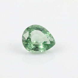 IGI Certified Laboratory Grown Green Sapphire | 11.80 Carat Pear Mixed Cut | Vibrant Green Gemstone-Saleh Sallom