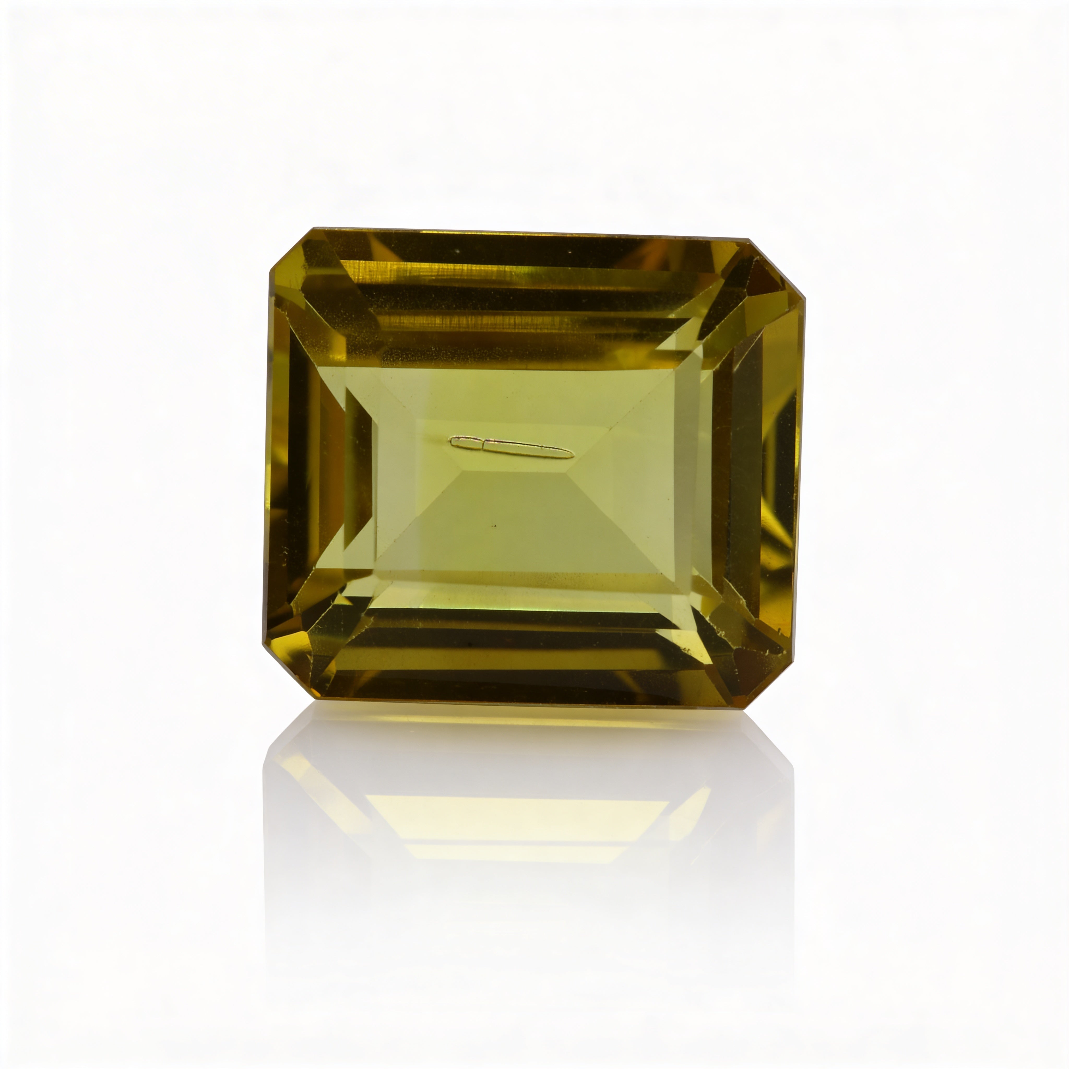 IGI Certified Laboratory Grown Yellow Sapphire | 28.86 Carat Emerald Cut | High-End Luxury Statement Gemstone-Saleh Sallom Main image