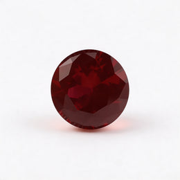 IGI Certified Laboratory Grown Ruby | 14.54 Carat Round Brilliant Cut | Premium Red Statement Gemstone-Saleh Sallom