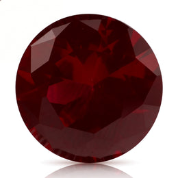 IGI Certified Laboratory Grown Ruby | 14.54 Carat Round Brilliant Cut | Premium Red Statement Gemstone-Saleh Sallom