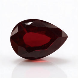 IGI Certified Laboratory Grown Ruby | 6.44 Carat Pear Mixed Cut | Elegant Red Gemstone-Saleh Sallom