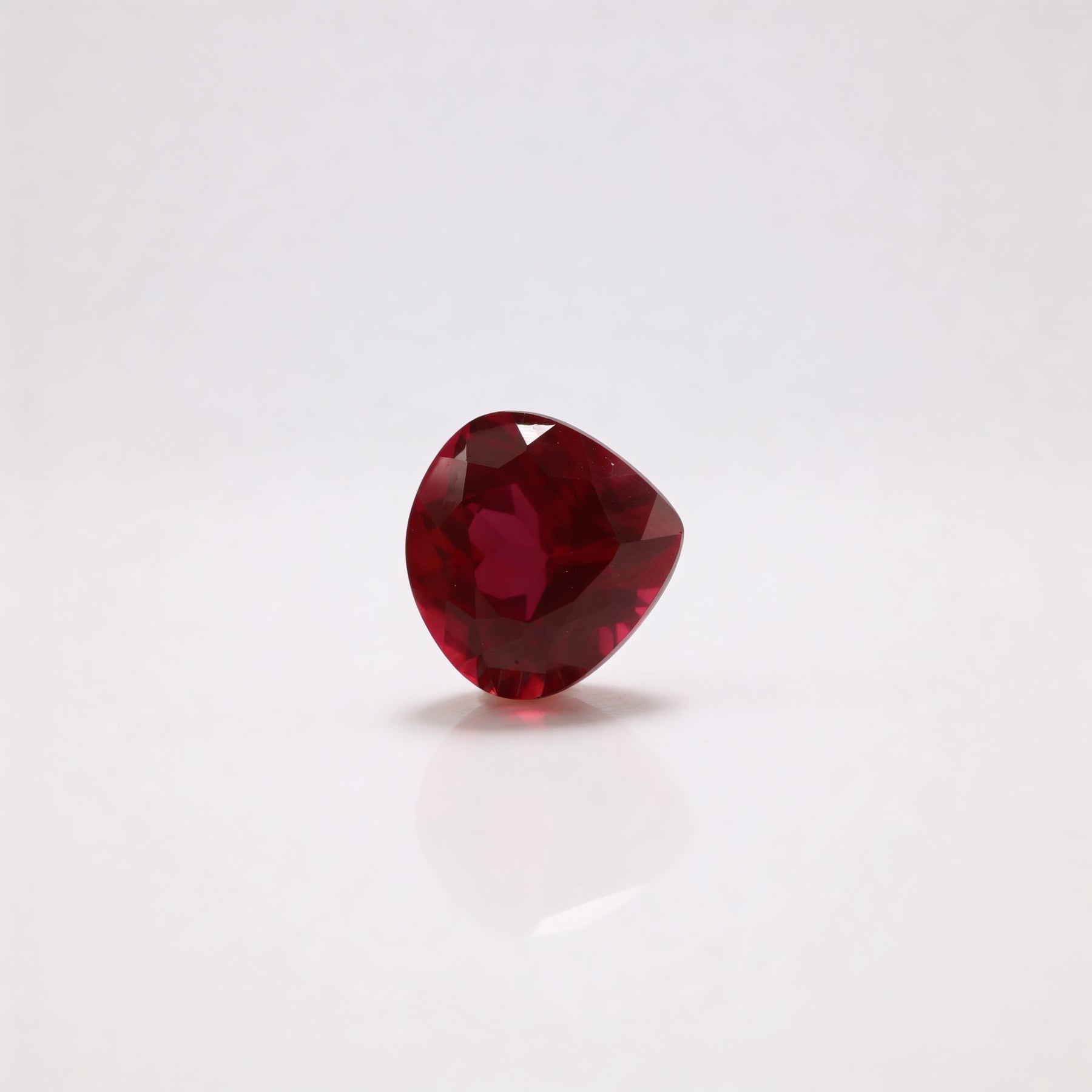 IGI Certified Laboratory Grown Ruby | 11.47 Carat Pear Mixed Cut | Premium Red Statement Gemstone-Saleh Sallom