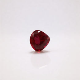 IGI Certified Laboratory Grown Ruby | 11.47 Carat Pear Mixed Cut | Premium Red Statement Gemstone-Saleh Sallom