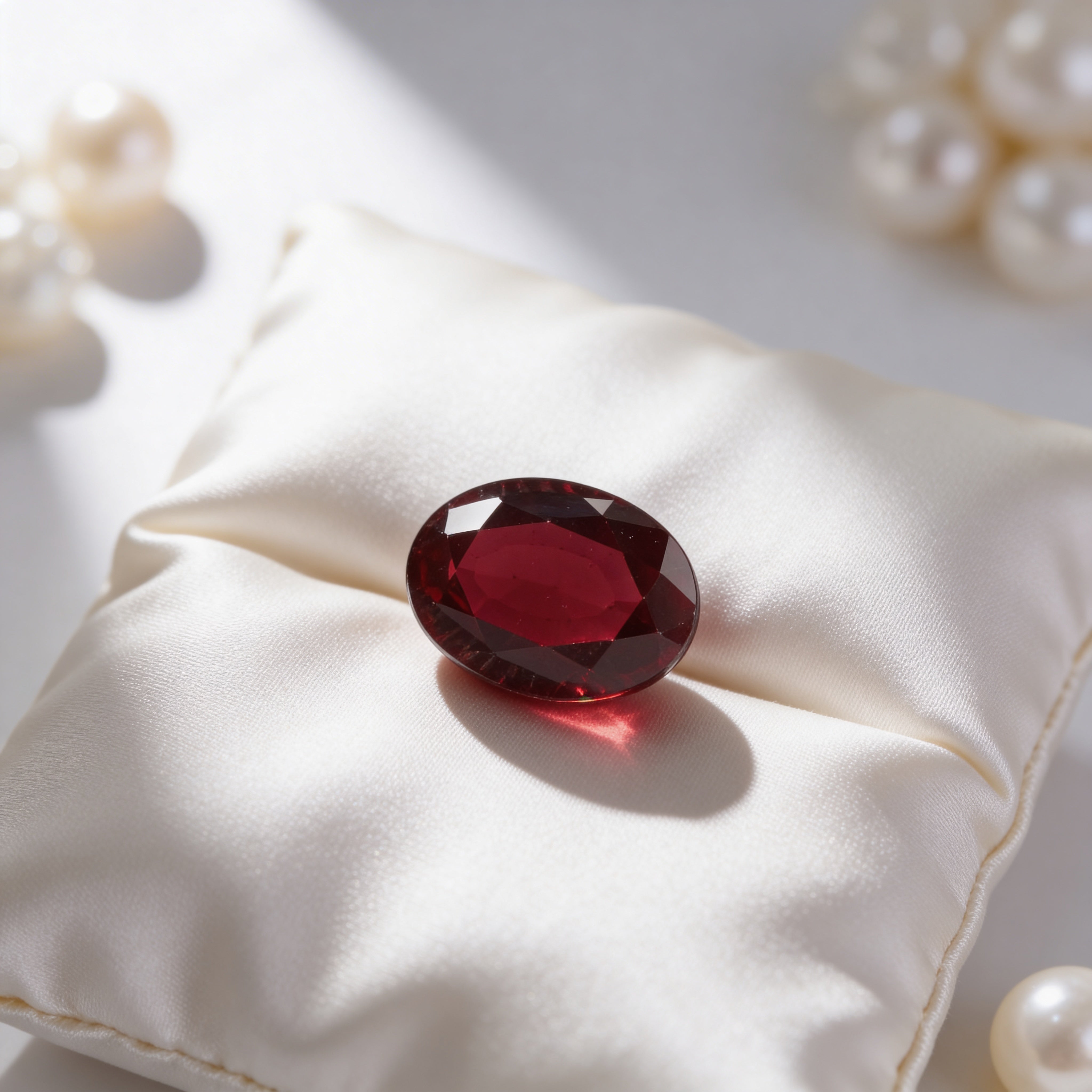 IGI Certified Laboratory Grown Ruby | 4.56 Carat Oval Cut | Vivid Red Secondary image
