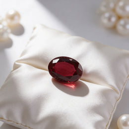 IGI Certified Laboratory Grown Ruby | 4.56 Carat Oval Cut | Vivid Red-Saleh Sallom