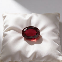 IGI Certified Laboratory Grown Ruby | 4.56 Carat Oval Cut | Vivid Red-Saleh Sallom