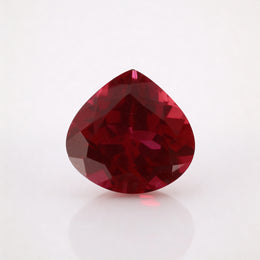 IGI Certified Laboratory Grown Ruby | 9.11 Carat Pear Cut | Purplish Red-Saleh Sallom