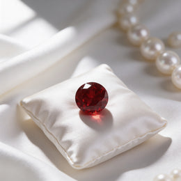 IGI Certified Laboratory Grown Ruby | 7.10 Carat Oval Brilliant Cut | Purplish Red-Saleh Sallom