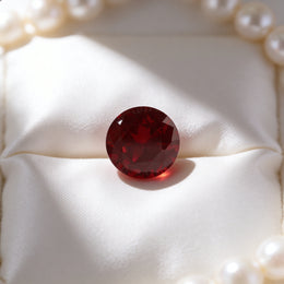 IGI Certified Laboratory Grown Ruby | 7.10 Carat Oval Brilliant Cut | Purplish Red-Saleh Sallom