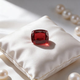 IGI Certified Laboratory Grown Ruby | 53.60 Carat Cushion Mixed Cut | Exceptional Collector Gem-Saleh Sallom