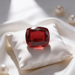 IGI Certified Laboratory Grown Ruby | 53.60 Carat Cushion Mixed Cut | Exceptional Collector Gem-Saleh Sallom