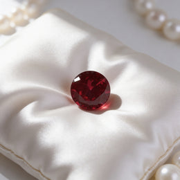 IGI Certified Laboratory Grown Ruby | 4.25 Carat Oval Mixed Cut | Purplish Red Fine Gemstone-Saleh Sallom