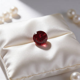 IGI Certified Laboratory Grown Ruby | 4.25 Carat Oval Mixed Cut | Purplish Red Fine Gemstone-Saleh Sallom