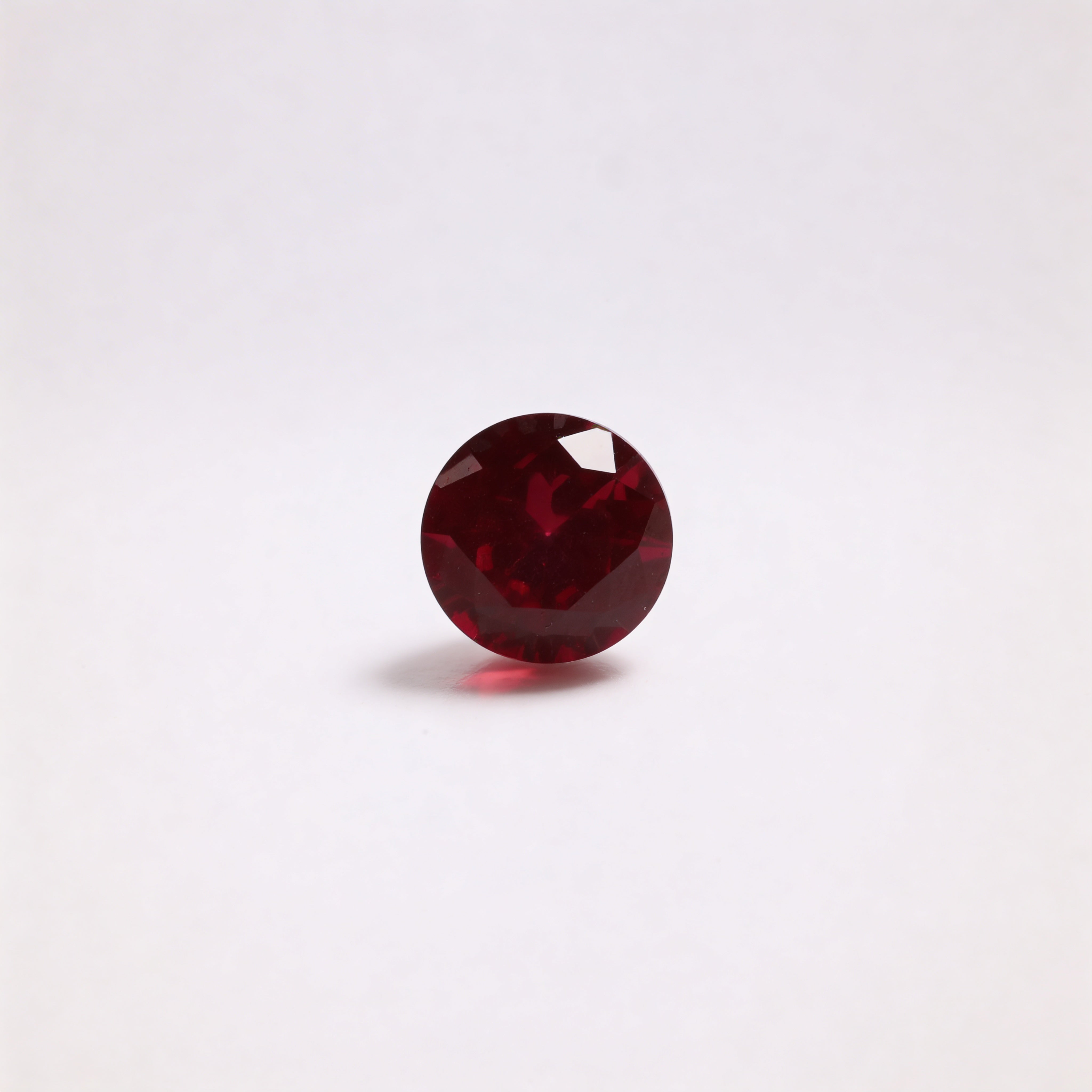 IGI Certified Laboratory Grown Ruby | 4.25 Carat Oval Mixed Cut | Purplish Red Fine Gemstone-Saleh Sallom Main image