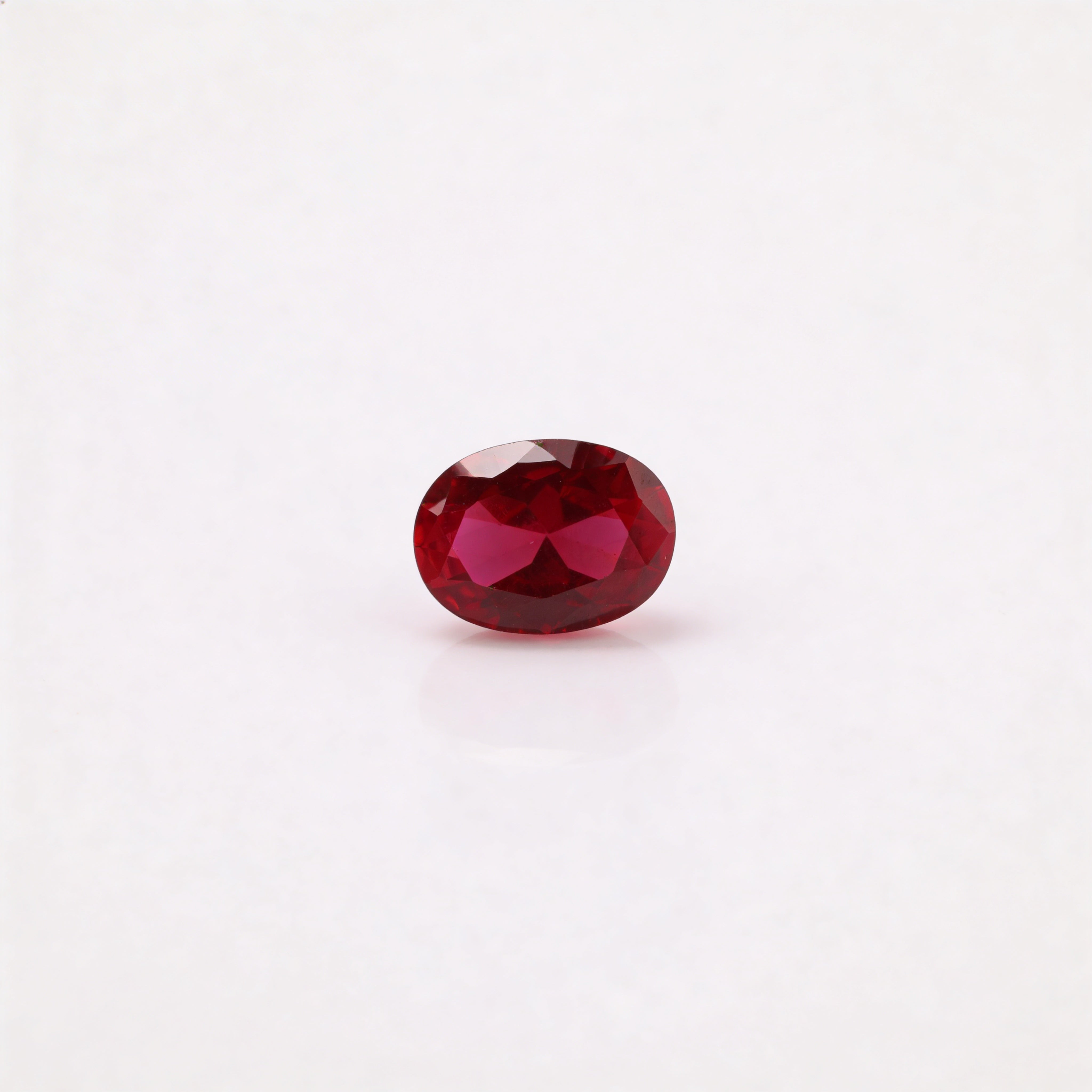 IGI Certified Laboratory Grown Ruby | 17.22 Carat Cushion Mixed Cut | Purplish Red Investment-Grade Gem-Saleh Sallom Main image