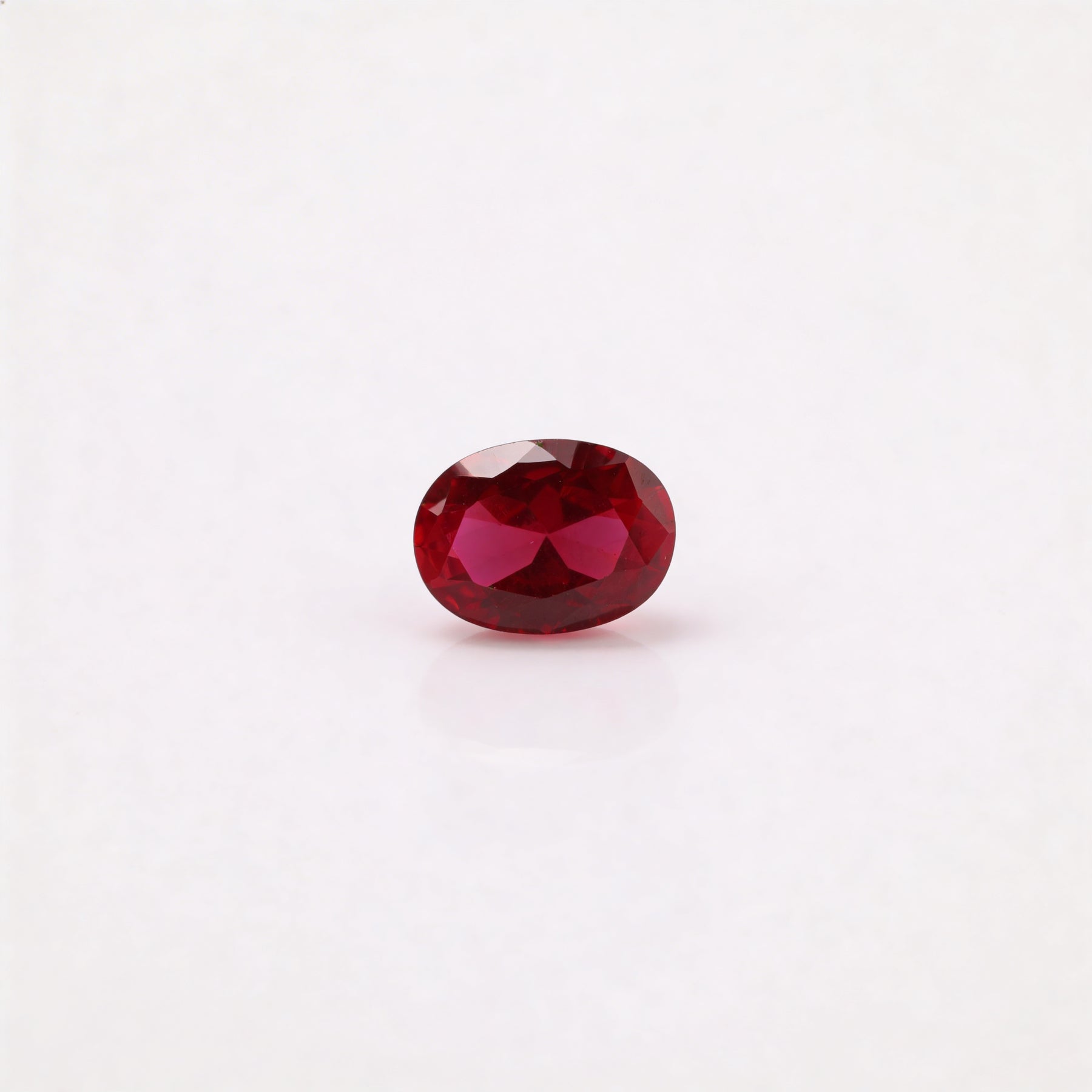 IGI Certified Laboratory Grown Ruby | 17.22 Carat Cushion Mixed Cut | Purplish Red Investment-Grade Gem-Saleh Sallom