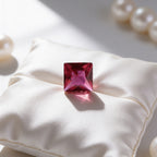IGI Certified Laboratory Grown Ruby | 1.22 Carat Princess Cut | Purplish Red Ruby