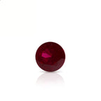 IGI Certified Laboratory Grown Ruby | 1.58 Carat Round Brilliant Cut | Purplish Red Ruby