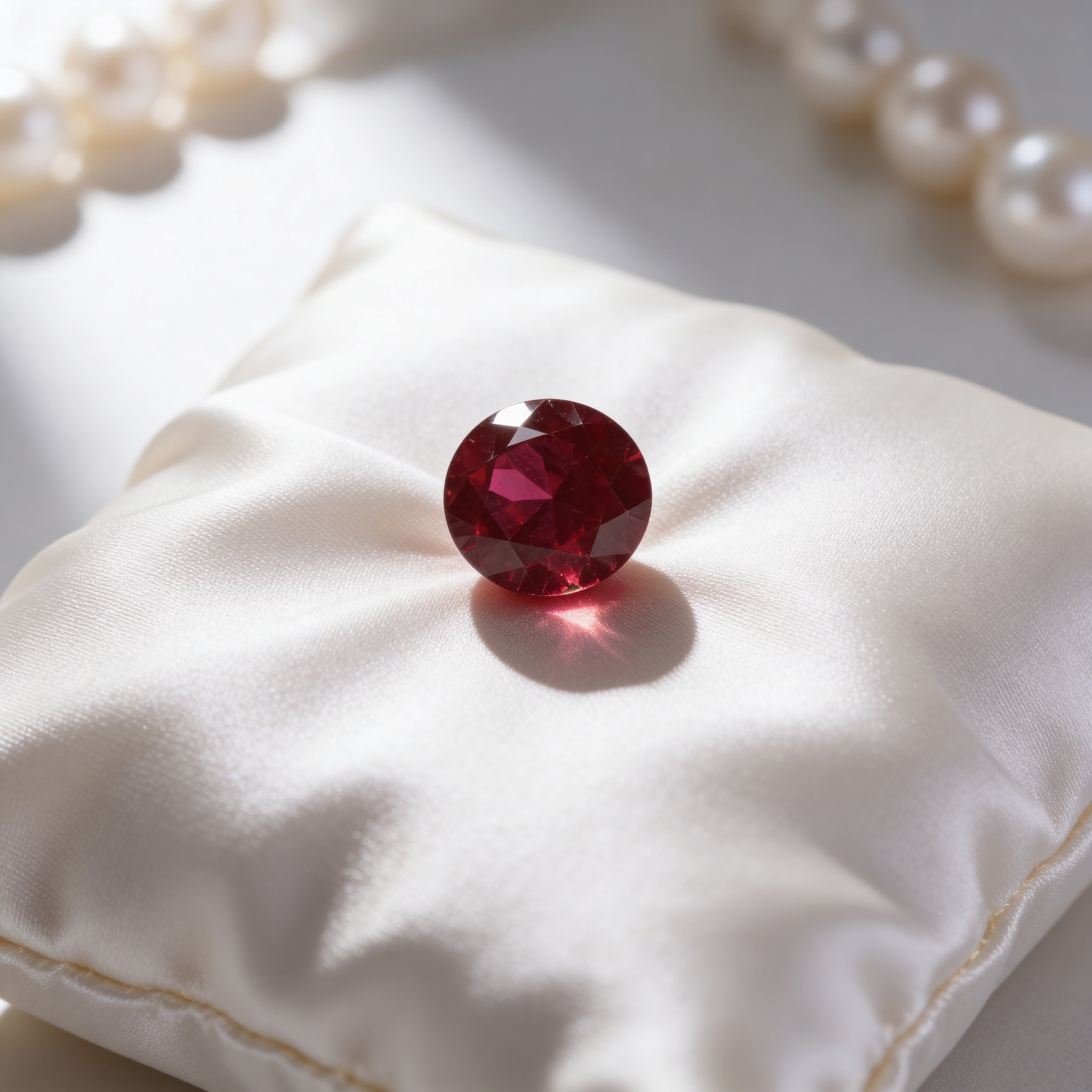 IGI Certified Laboratory Grown Ruby | 1.58 Carat Round Brilliant Cut | Purplish Red Ruby