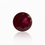 IGI Certified Laboratory Grown Ruby | 1.52 Carat Round Brilliant Cut | Purplish Red Ruby