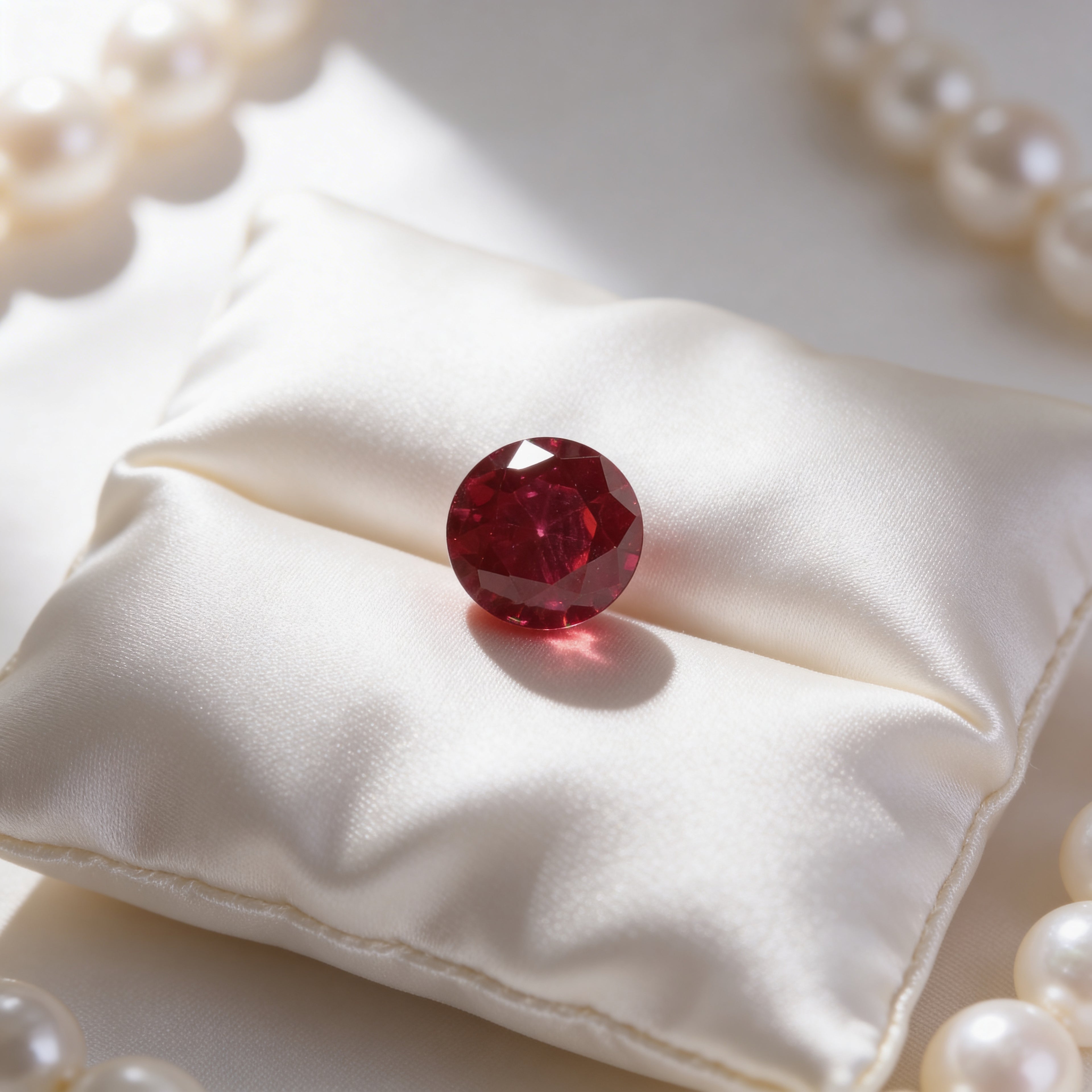 IGI Certified Laboratory Grown Ruby | 1.65 Carat Round Brilliant Cut | Purplish Red Ruby-Saleh Sallom