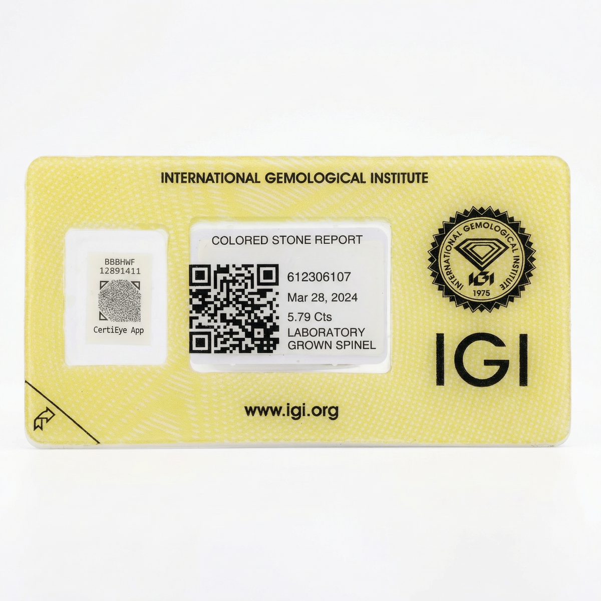 IGI Certified Laboratory Grown Blue Spinel | 5.79 Carat Square Cushion Mixed Cut | Luxury Gemstone-Saleh Sallom
