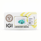 IGI Certified Laboratory Grown Green Sapphire | 6.08 Carats Pear Cut | Premium Green Sapphire-Saleh Sallom