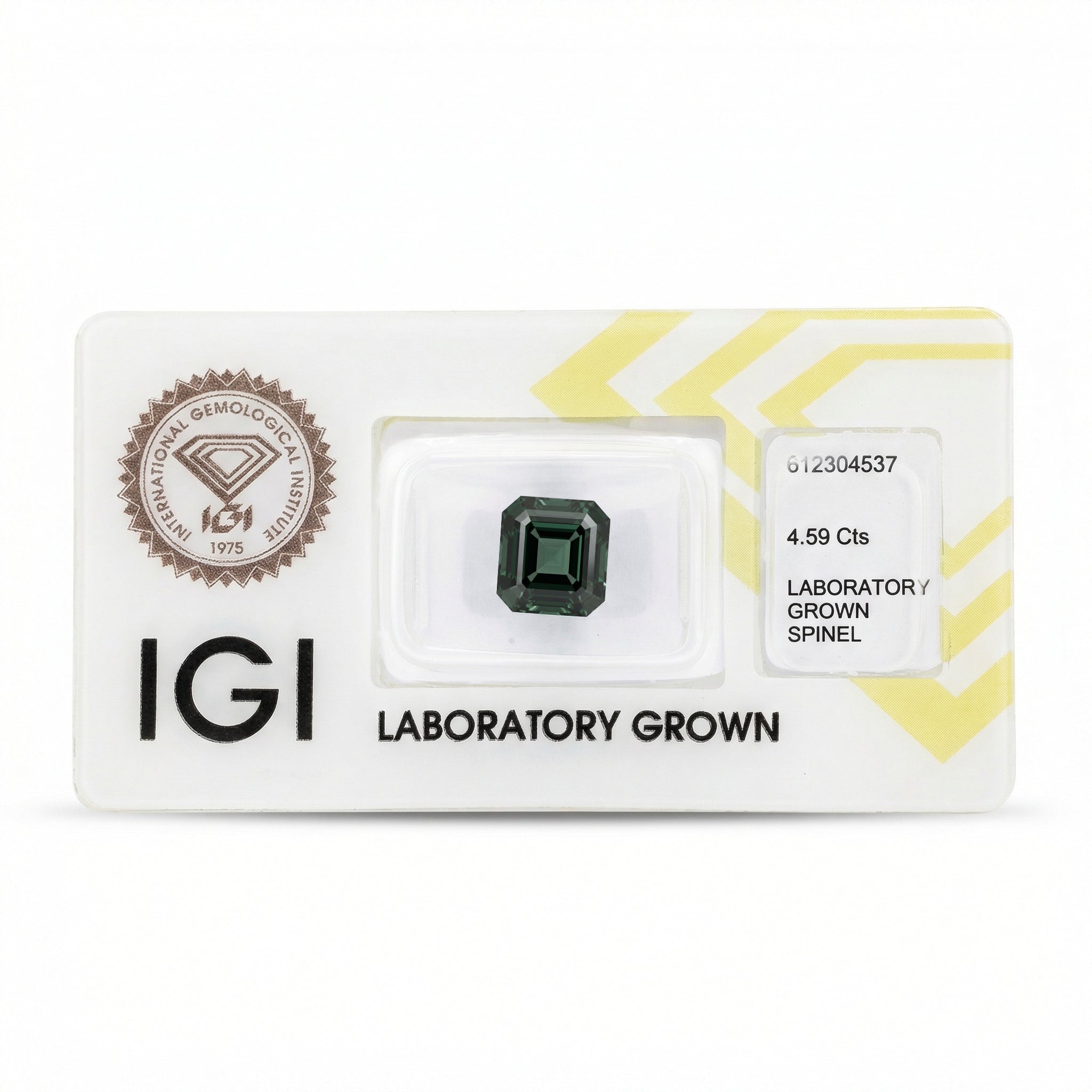 IGI Certified Laboratory Grown Green Spinel | 4.59 Carat Emerald Cut | Luxury Gemstone Secondary image