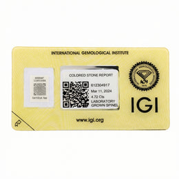 IGI Certified Laboratory Grown Green Spinel | 4.72 Carat Square Step Cut | Luxury Gemstone-Saleh Sallom