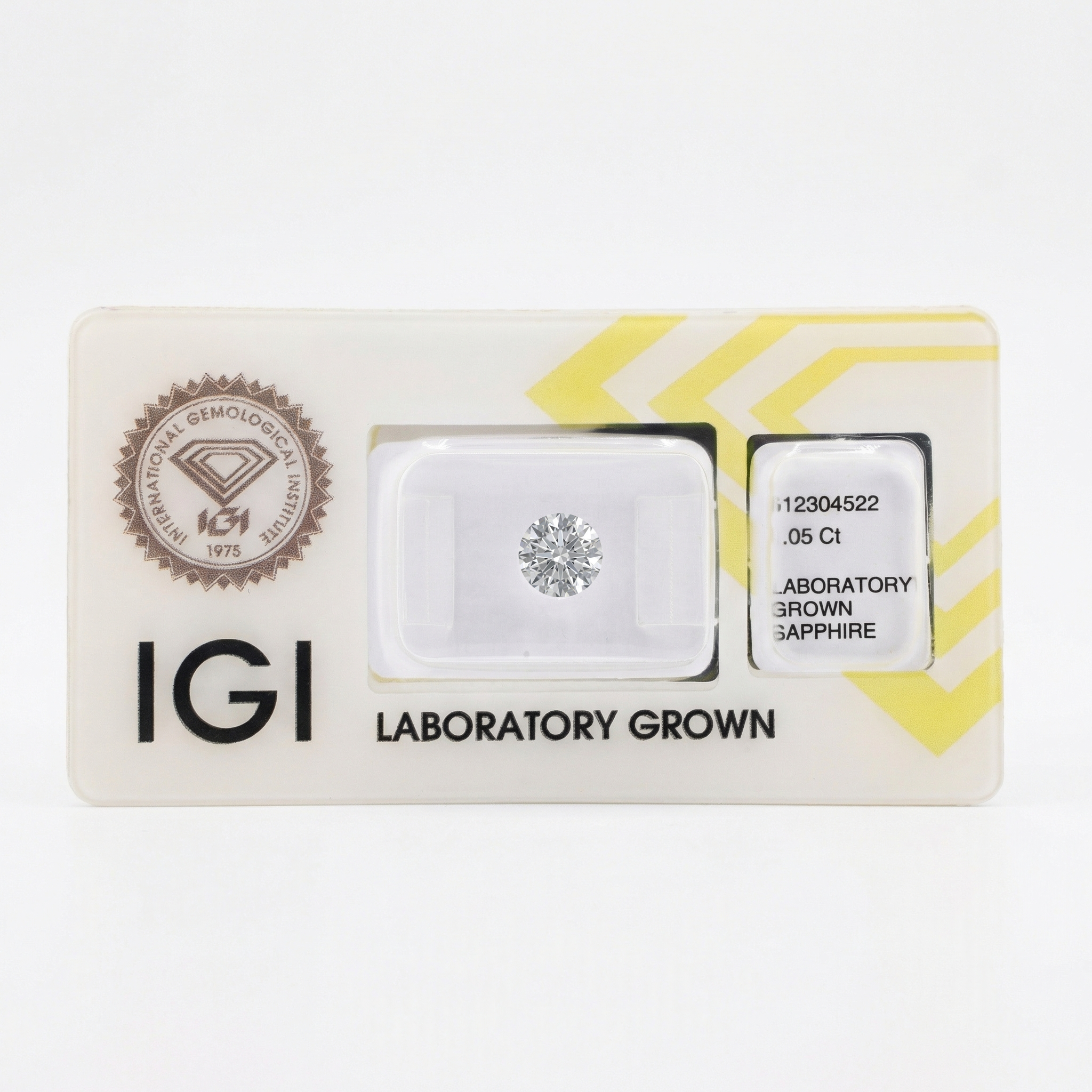 IGI Certified Laboratory Grown Colorless Sapphire | 1.05 Carat Round Brilliant Cut | Diamond-Like Luxury Gemstone Secondary image