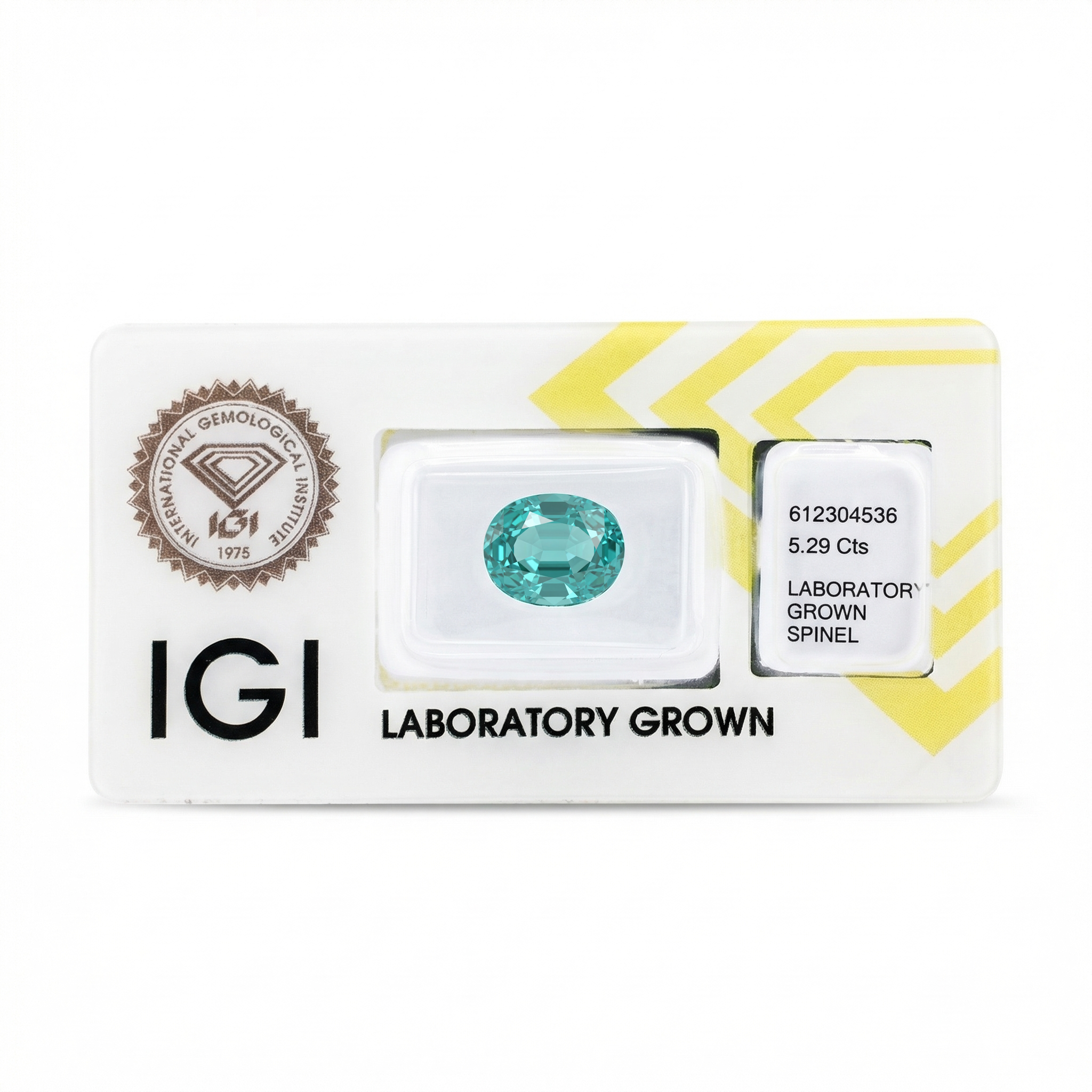 IGI Certified Laboratory Grown Green Spinel | 5.29 Carat Oval Mixed Cut | Elegant Fine Gemstone Secondary image